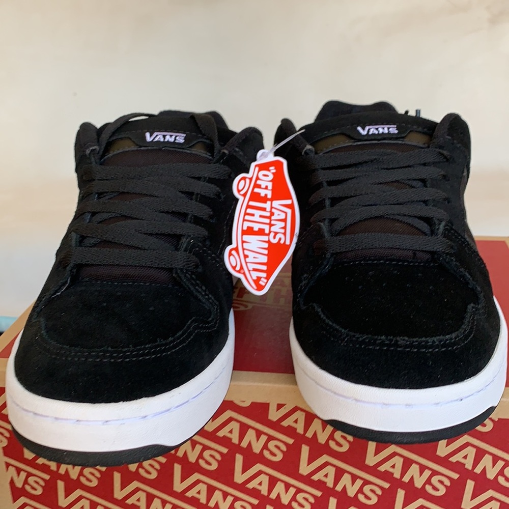 VANS DOCKET SUEDE BLACK/WHITE Men’s - Picture 9 of 16